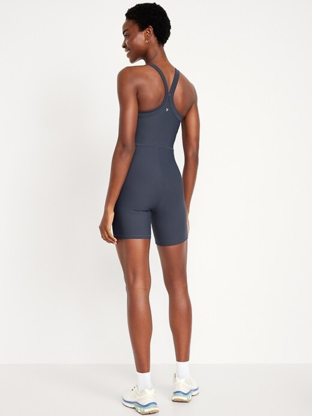 Women’s Old Navy Black JumpSuit Unitard size Small Gym workout 1 piece shelf bra